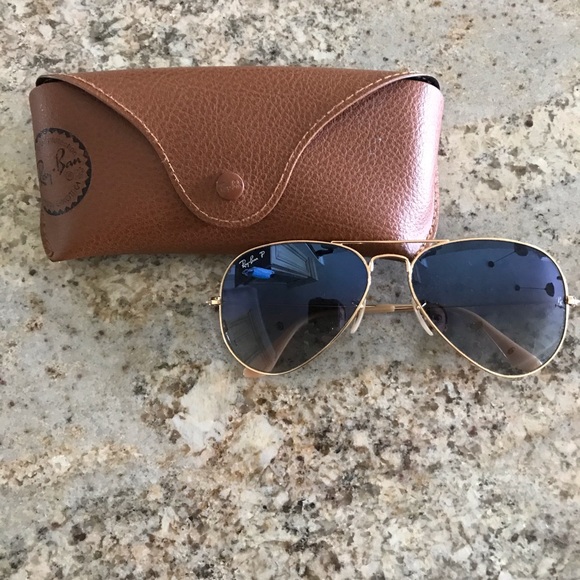 Ray-Ban Accessories - Polarized Blue Gradient Ray Bans. 58mm.